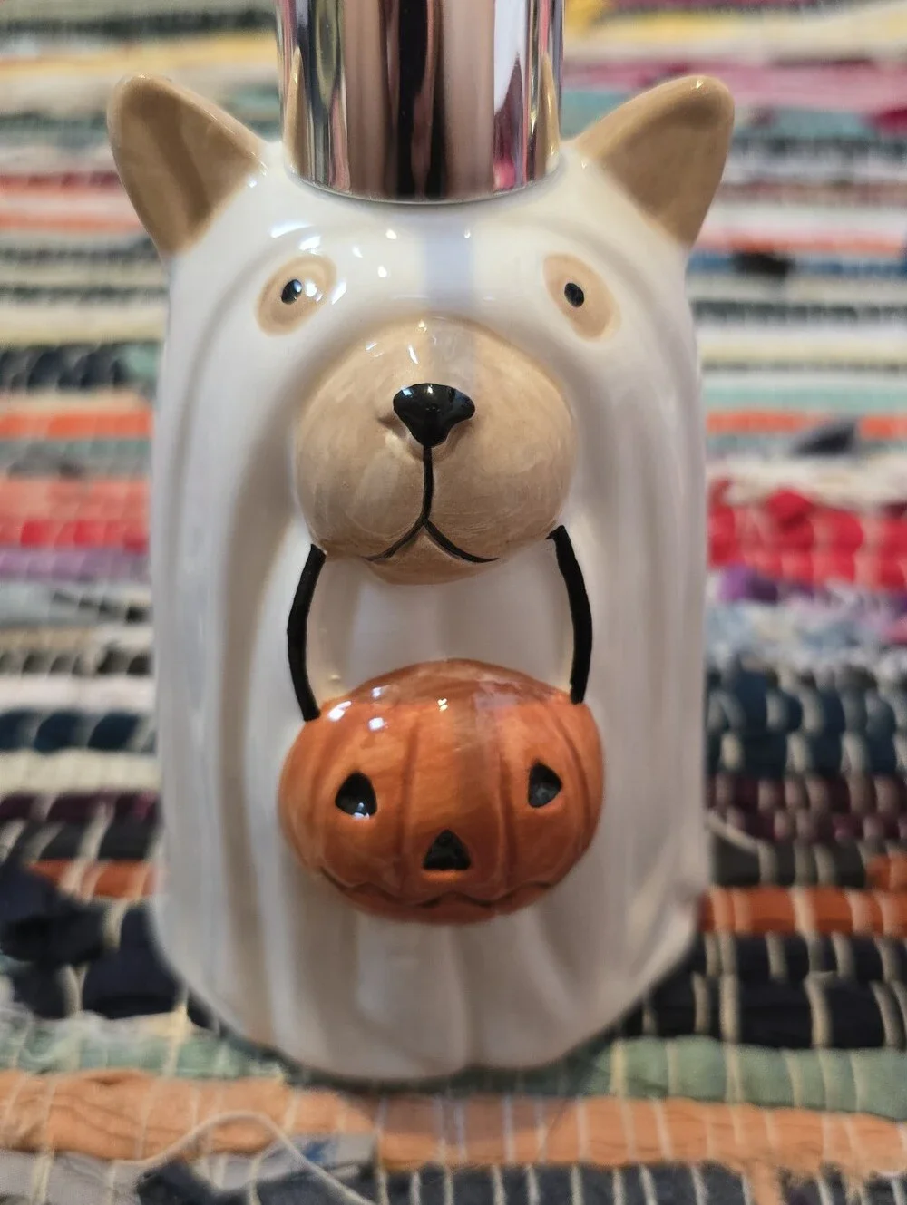 Halloweed Dog Ghost Soap Dispenser